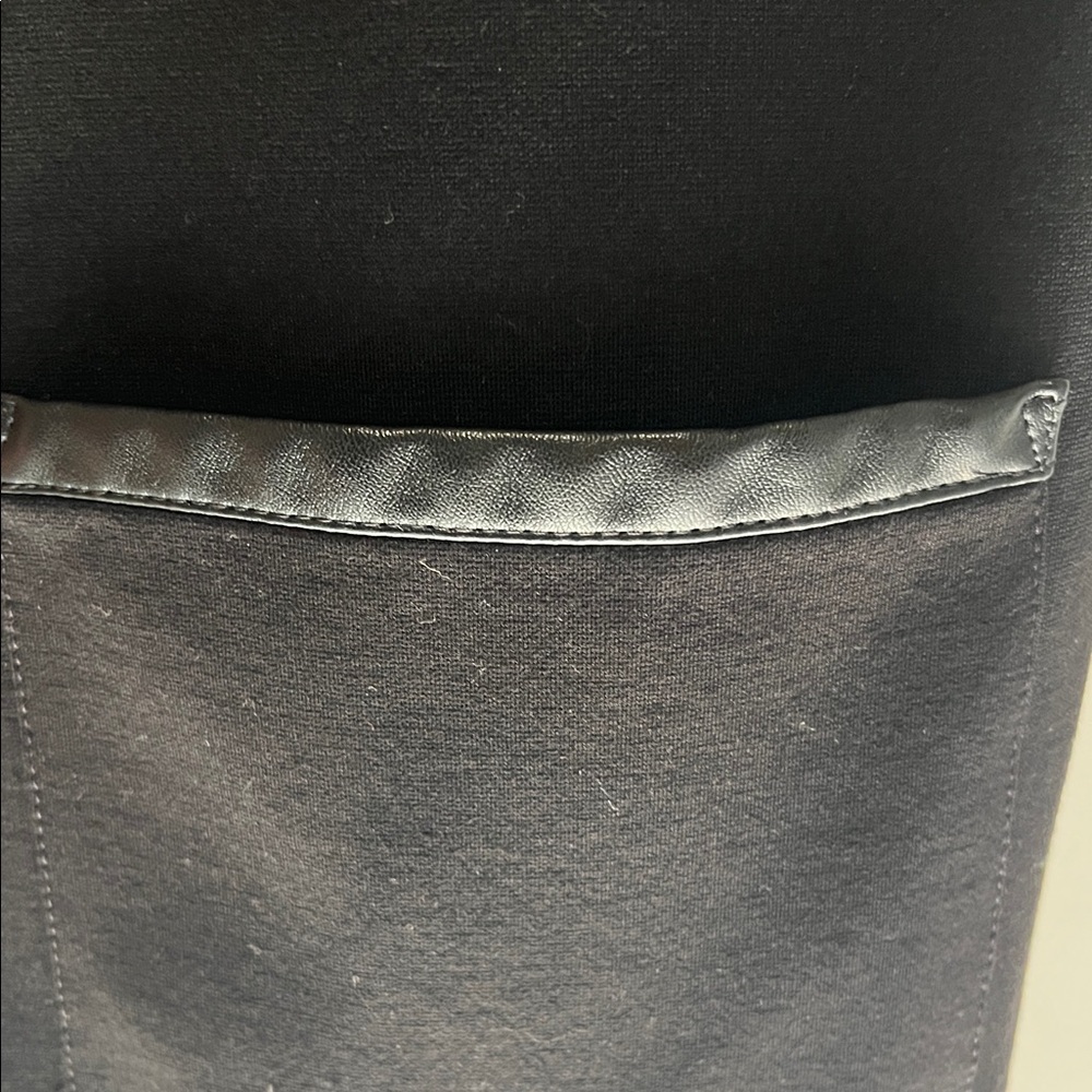 White House Black Market Sleek Black Vest - Picture 6 of 9